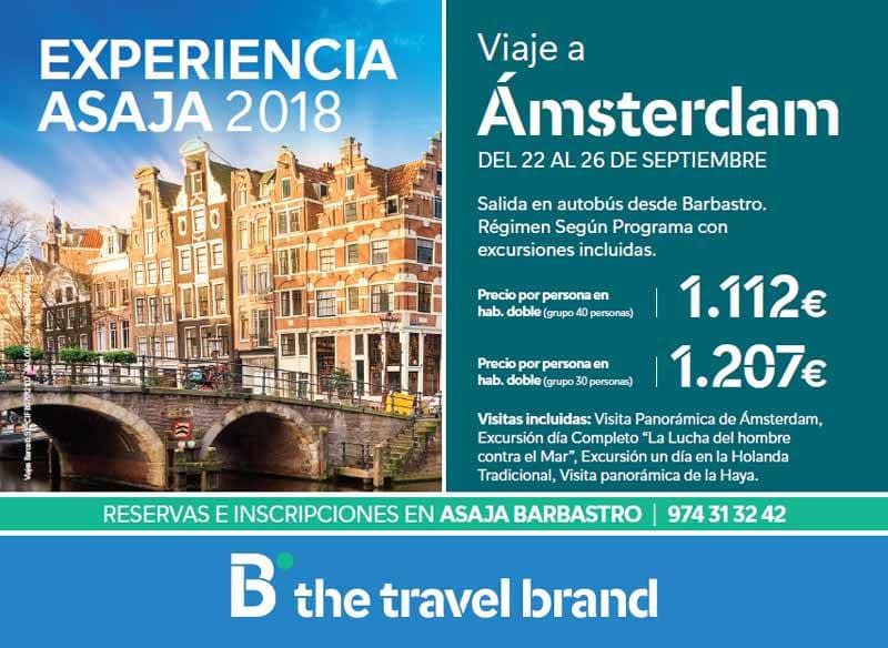 VIAJA A AMSTERDAM CON ASAJA